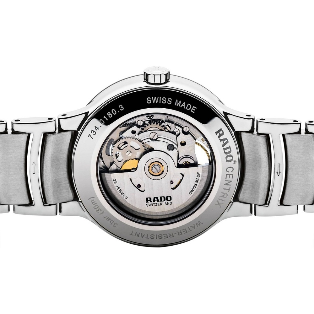 Rado Men's Swiss Centrix Automatic Skeleton Watch - Picture 7 of 8